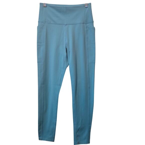 Girlfriend Collective Turquoise Athletic Hiking Side Pockets Women's Leggings S - Picture 1 of 3